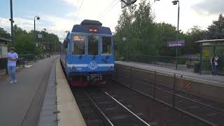 Sweden Stockholm train ride from Roslags Näsby to Djursholms Ösby [upl. by Selec291]