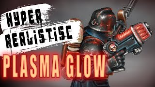 How to Paint  HYPER REALISTIC Red Plasma Glow and OSL [upl. by Ettenad]