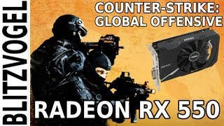 CSGO  RADEON RX 550  1080p Performance amp Gameplay [upl. by Ellatnahc39]