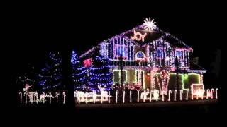 Luces de Navidad con musica Dubstep en una casa [upl. by Schaffer]