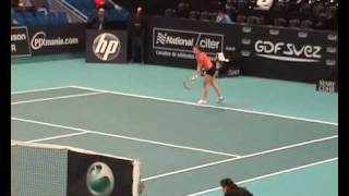 Simona Halep Q Match13 Paris Indoors 2009 [upl. by Aoht]