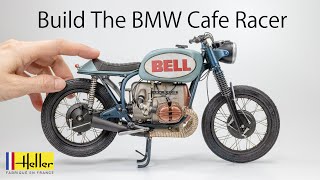 Build The Heller BMW R755 R605 cafe racer エレール BMWカフェレーサーを作る [upl. by Weinhardt]