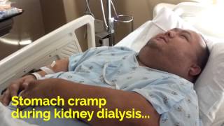 Kidney Dialysis Side Effects  Stomach Cramps Low Blood Pressure [upl. by Nordin]