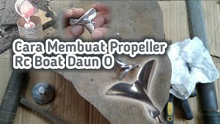 Cara Membuat Propeller Rc Boat Daun O kipas propeller rcboat [upl. by Huskamp]