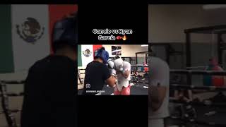 Canelo Ryan Sparring caneloalvarez ryangarcia boxeo mexico ringside russia uk cali boxing [upl. by Mcgaw]