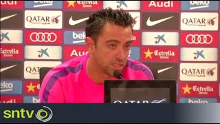 Xavi Im retiring to focus on Barcelona [upl. by Etom]