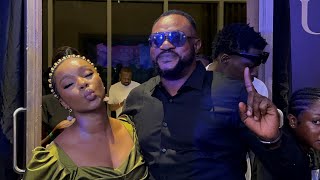 SEE WHAT ODUNLADE ADEKOLA DID AS HE ARRIVED WIVES ON STRIKE MOVIE PREMIERE [upl. by Allicerp]