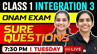 Class 1  Integration 3  Onam Exam Sure Questions  Exam Winner Class 1 [upl. by Aniahs]