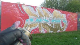 COPS BUSTED  GRAFFITI sprayen lernen von Berlin nach Hamburg 3 [upl. by Nawud]