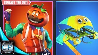 NEW LEGENDARY TomatoHead SKIN amp Axeron Pickaxe in Fortnite [upl. by Idoux411]