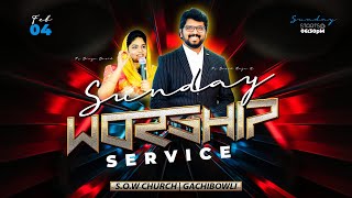 Sunday Evening Service Live  4th Feb 2024 PsDivya David  PsDavid Raju K  SOW Church [upl. by Barhos]