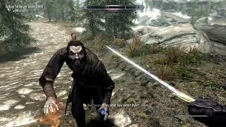 Skyrim  Taron Dreth Random Encounter [upl. by Howzell]