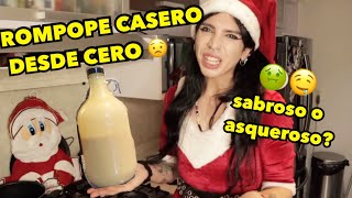 ROMPOPE CREMOSITO Y FACIL DESDE CERO 🎅 [upl. by Sarge]