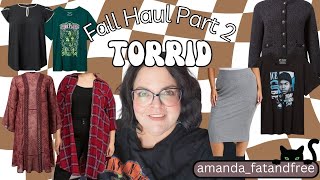 Torrid Size 6 Fall 2024 Haul Part 2  SSBBW Try On  AmandaFatandFree [upl. by Kalindi669]