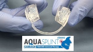 Aqua Splint  Eine Wasserschiene zur Behandlung des Kiefergelenks [upl. by Ulberto]