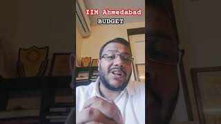 IIM Ahmedabad MBA Total Budget to Keep 20252027 [upl. by Loris]