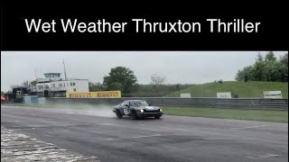 2023 CSCC Thruxton Review  Wet amp Wild Fun In Our Jaguar XJS…Silverware Awarded For Our Efforts [upl. by Marchese]