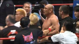 Mirko Cro Cop VS Satoshi Ishii  incident 31122014 [upl. by Anihsit]