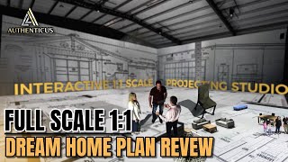 FULL SCALE DREAM HOME FLOOR PLAN WALKTHROUGH [upl. by Bernelle]