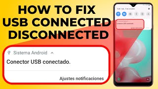 SAMSUNG Phone USB Connected USB Disconnected Screen Doesnt Turn Off How to Fix It [upl. by Aynwad82]