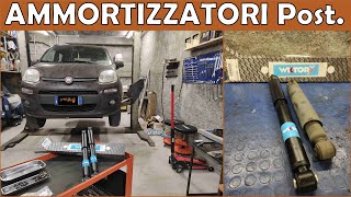 Sostituzione AMMORTIZZATORI SCOPPIATI Posteriori  Fiat Panda 312 Natural Power  4x4 [upl. by Anih]