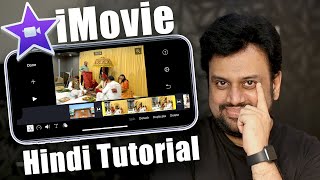 iMovie for iPhone iOS  Edit Video on iPhone with iMovie  iMovie Hindi Tutorial [upl. by Kristal]