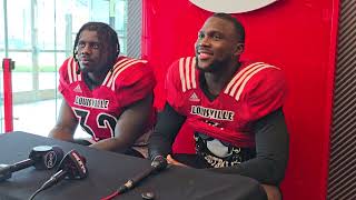 Louisville LBs Jurriente Davis Stanquan Clark [upl. by Lamori]