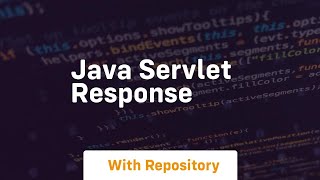 java servlet response [upl. by Eide]