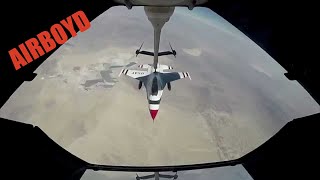 USAF Thunderbirds Refueling [upl. by Ahsinrats]