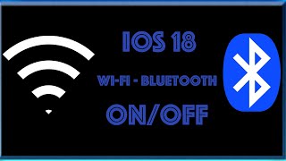 iOS 18  Howto Easily Toggle WiFi or Bluetooth OnOff [upl. by Wilbert]