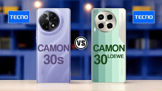 Tecno Camon 30s Vs Tecno Camon 30 Loewe Trakontech [upl. by Nitnerb453]