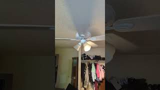 Ceiling fan wobbling simultaneously ceilingfan wobbling shorts edit [upl. by Blair]