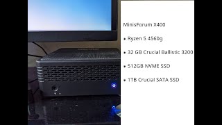 MinisForum X400 Ryzen 5 4560g review [upl. by Acirtal]