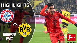 🔥 HEATED BATTLE 🔥 Bayern Munich vs Borussia Dortmund  Bundesliga Highlights  ESPN FC [upl. by Analat]