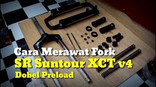 Cara Merawat Fork SR Suntour XCT [upl. by Amabelle]