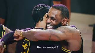 Official Lakers 2020 NBA Champions Nike Commercial [upl. by Brittain]