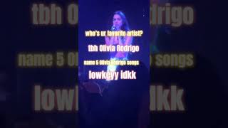 Olivia Rodrigo songs oliviarodrigo livies fyp [upl. by Ahab84]