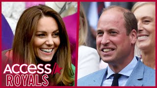 Kate Middleton amp Prince William Watch Wimbledon Womens Final [upl. by Ricardama]