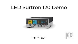 LED Surtron 120 Diathermy Demonstration [upl. by Dreyer523]