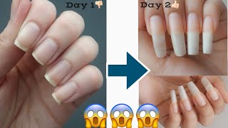 How to Grow Nails in 2 days  How to Grow Nails Fast  Basic Nail Art Tutorial [upl. by Isak757]