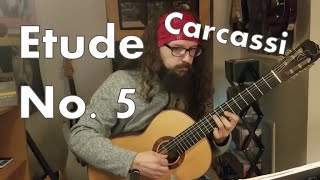 Matteo Carcassi  Etude No 5 Op 60  Andrew Michael [upl. by Cychosz]