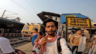 Bangaon to Thakurnagar Train Journey  Thakurnagar Mela 2024  Your Biplab Vlogs [upl. by Ruthann]