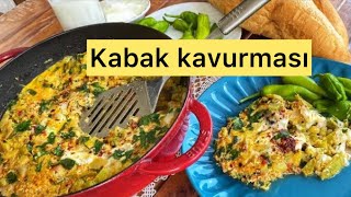 Kabağı birde böyle pişirinnefis yumurtalı kabak kavurması tarifikabak yemeğisebze yemekleri [upl. by Paulson]