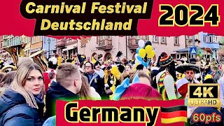 Carnival in germany 2024  carnival parade in germany 2024  germany carnival [upl. by Aneladgam]