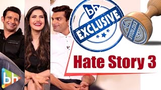 Hate Story 3 stars Zareen Khan  Daisy Shah  Karan Singh Grover  Sharman Joshi  Candid Interview [upl. by Lebasy]