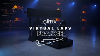 citrix Virtual Lap  Max Verstappen at the French Grand Prix [upl. by Amling]