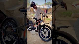 New cycle me wheel kep laga diya 😀 minivlog vlog youtubeshorts shorts shortvideo viralvideo [upl. by Einnel]