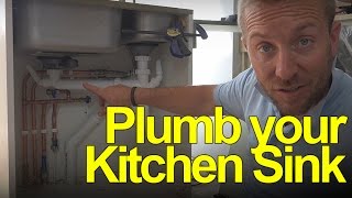 Plumbing Underneath Your Kitchen Sink  Plumbing Tips [upl. by Yren]