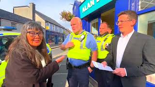 TENSE SCENES BETWEEN BETWEEN FAMILY OF ENOCH BURKE amp GARDA SIOCHANA OUTSIDE ALAN DILLON TD OFFICE [upl. by Herr594]