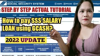 How to pay SSS SALARY LOAN using GCASH 2022 update [upl. by Cristian]